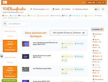 Tablet Screenshot of milclassificados.com